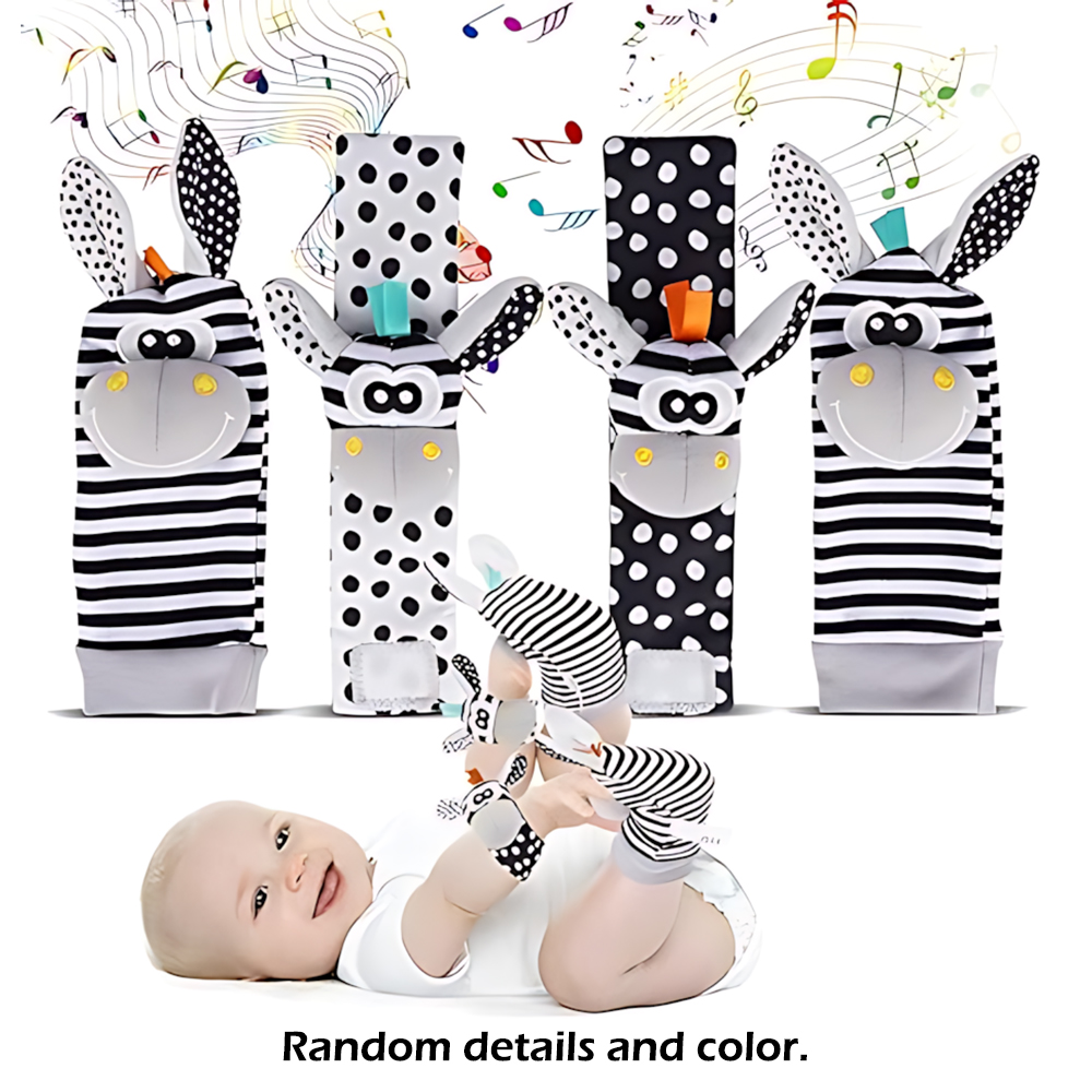 Musical Instrument Rattle - 4pcs/Set Baby Infant Wrist Rattle Socks