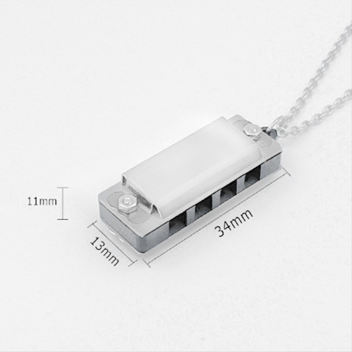 Musical Instrument For Beginners - ABXY Mini Harmonica Necklace 4 Hole