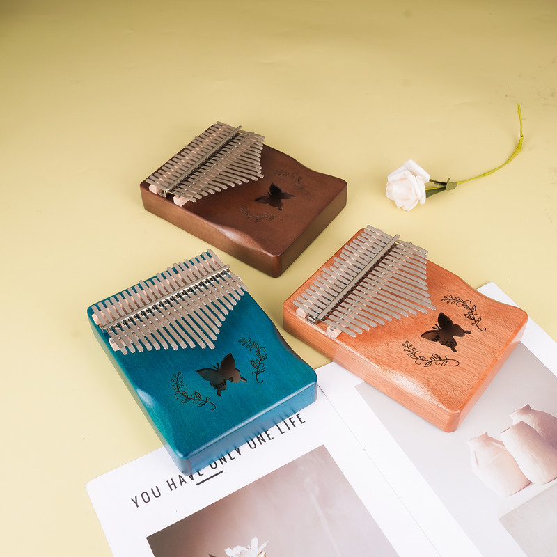 Musical Instrument For Beginners - 17 Key Hluru Kalimba Professional Quality