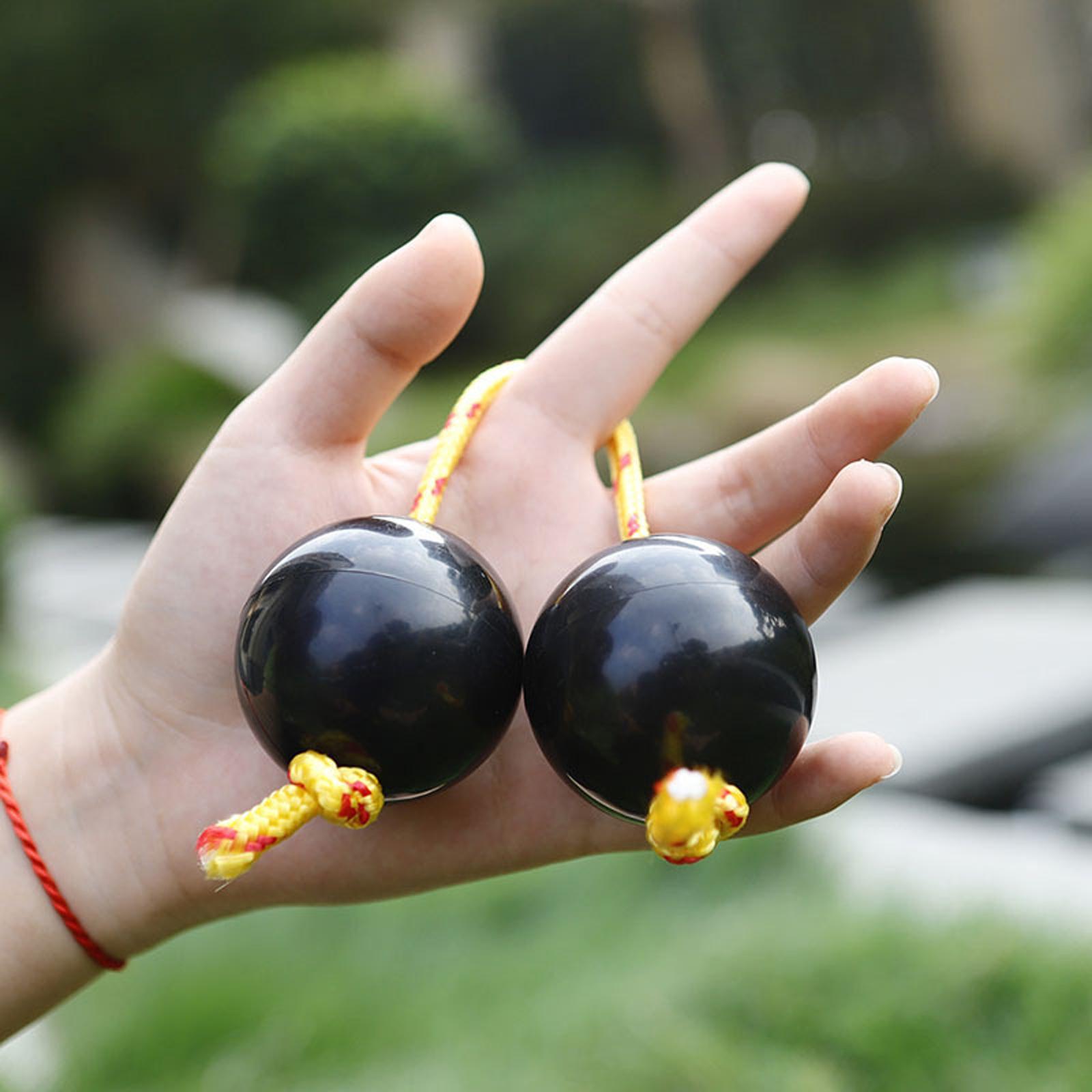 Musical Instrument Rattle - 1 Pair ABS Rhythmic Sand Ball