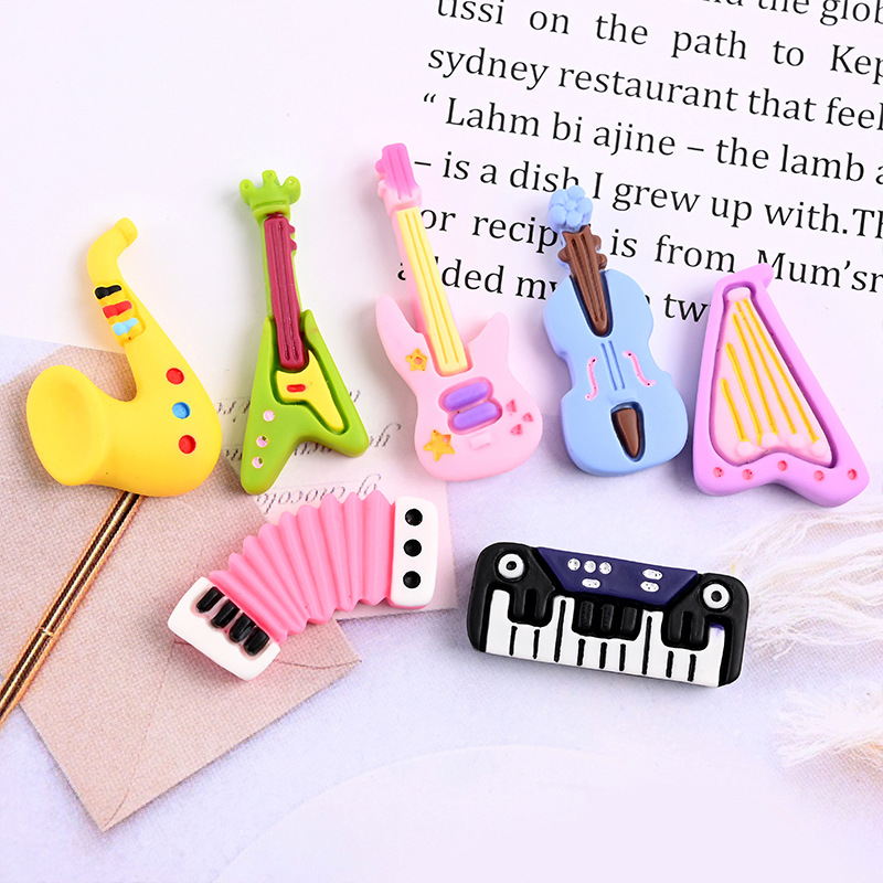 10pcs Cartoon Kawaii Resin Min - Musical Instrument Jewelry review and price