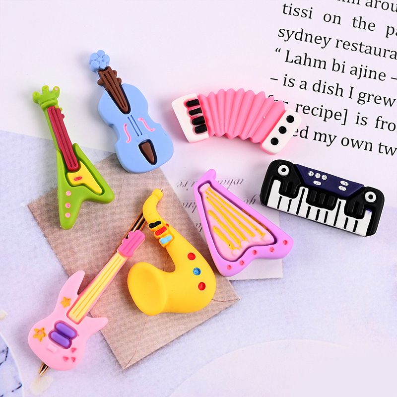 10pcs Cartoon Kawaii Resin Min - Musical Instrument Jewelry review and price