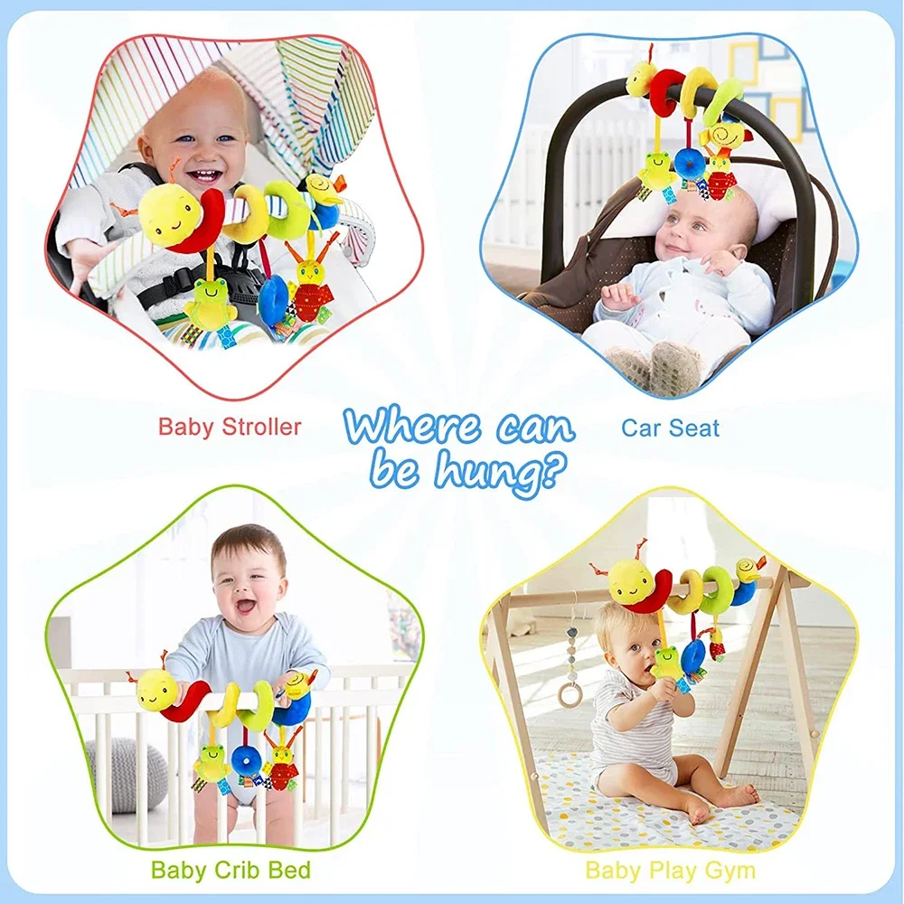 Spiral Stroller Toys Newborn P - Musical Instrument Rattle review and price