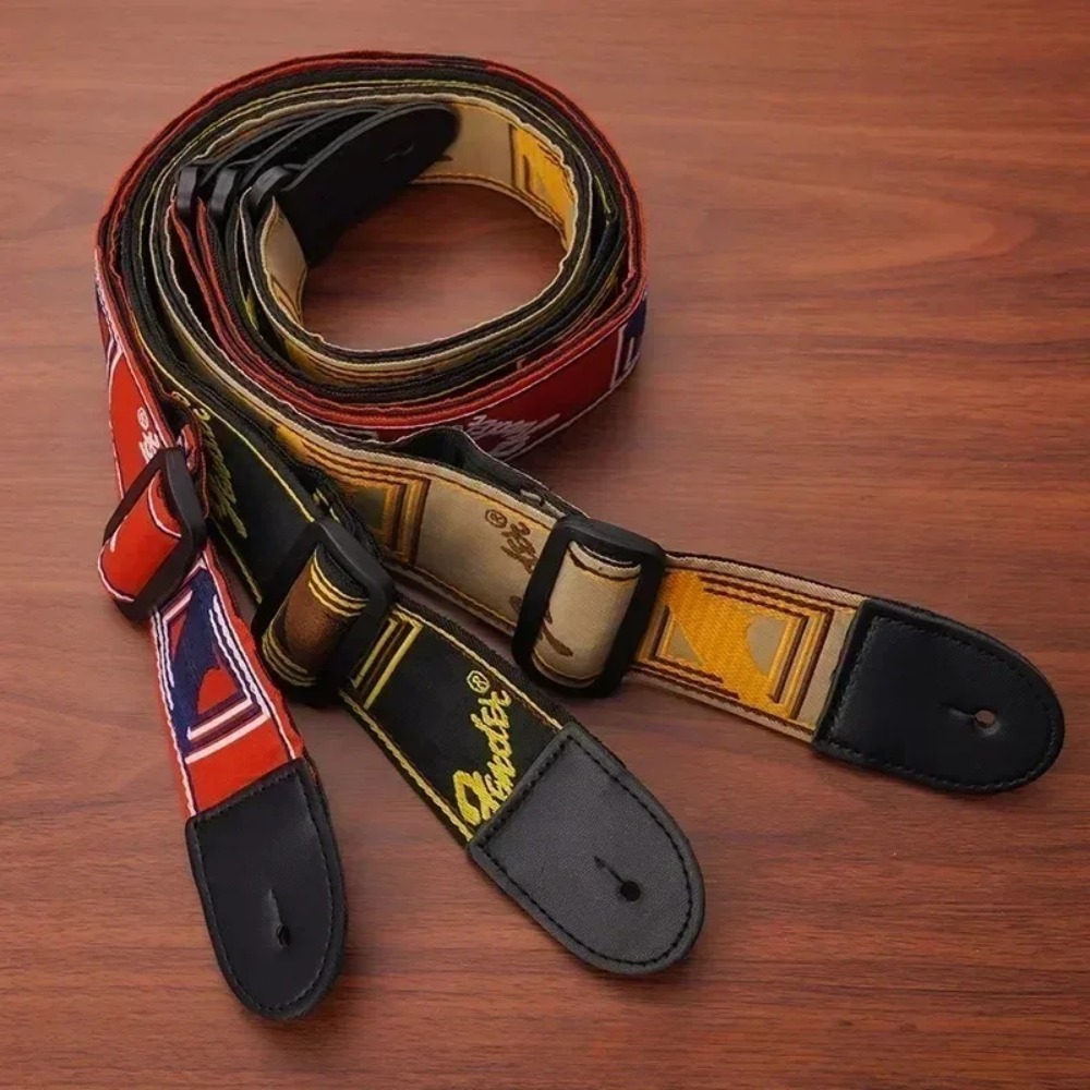 1pc Embroidery Guitar Strap Le - Musical Instrument Band review and price