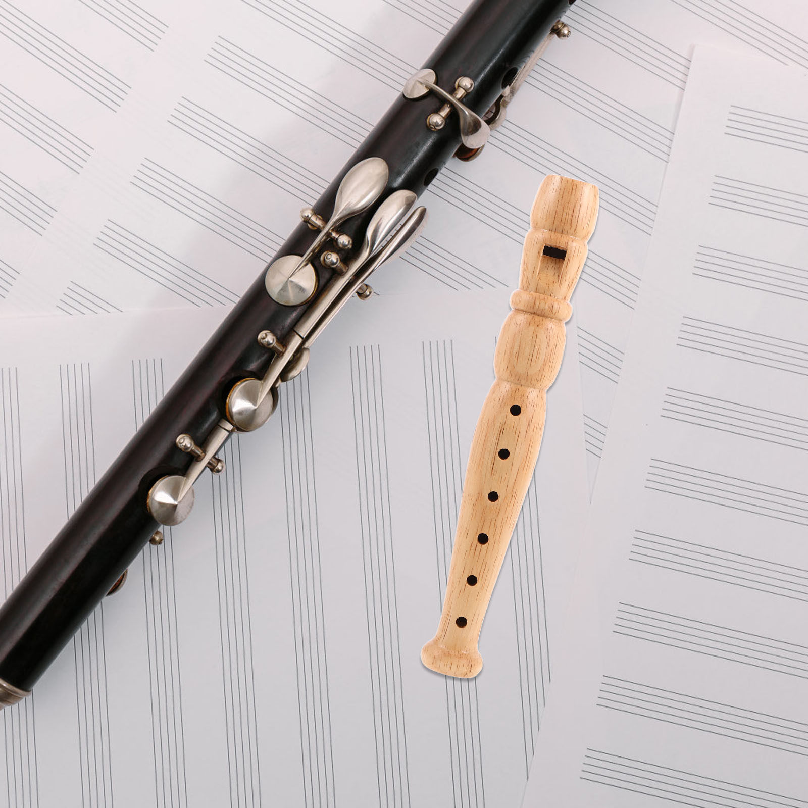 Wooden Six-Hole Recorder Begin - Musical Instrument Piccolo review and price