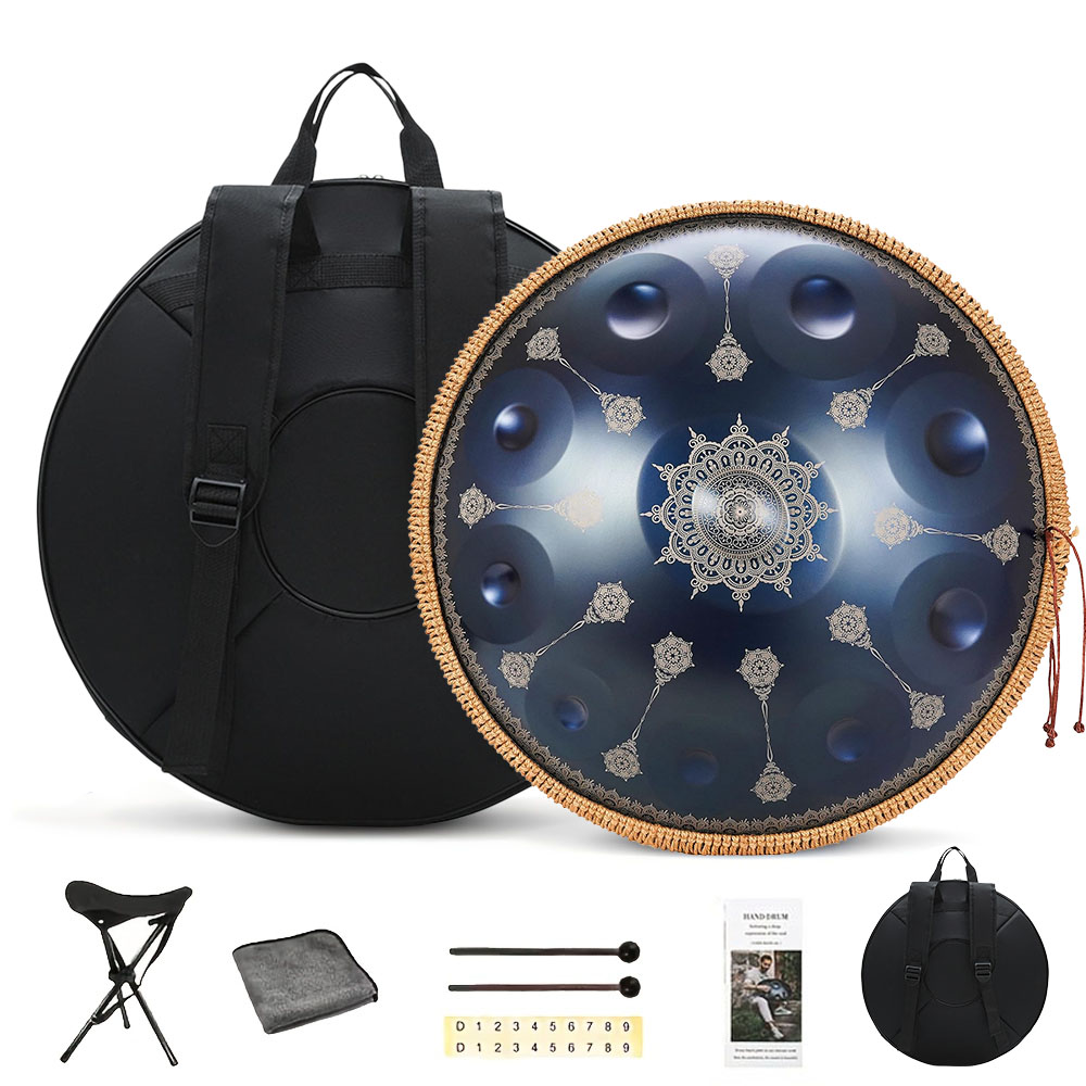 10 Notes Handpan Drum 22 Inch  - Musical Instrument For Beginners review and price