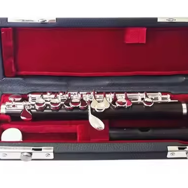 Ebony Piccolo With Silver Plat - Musical Instrument Piccolo review and price