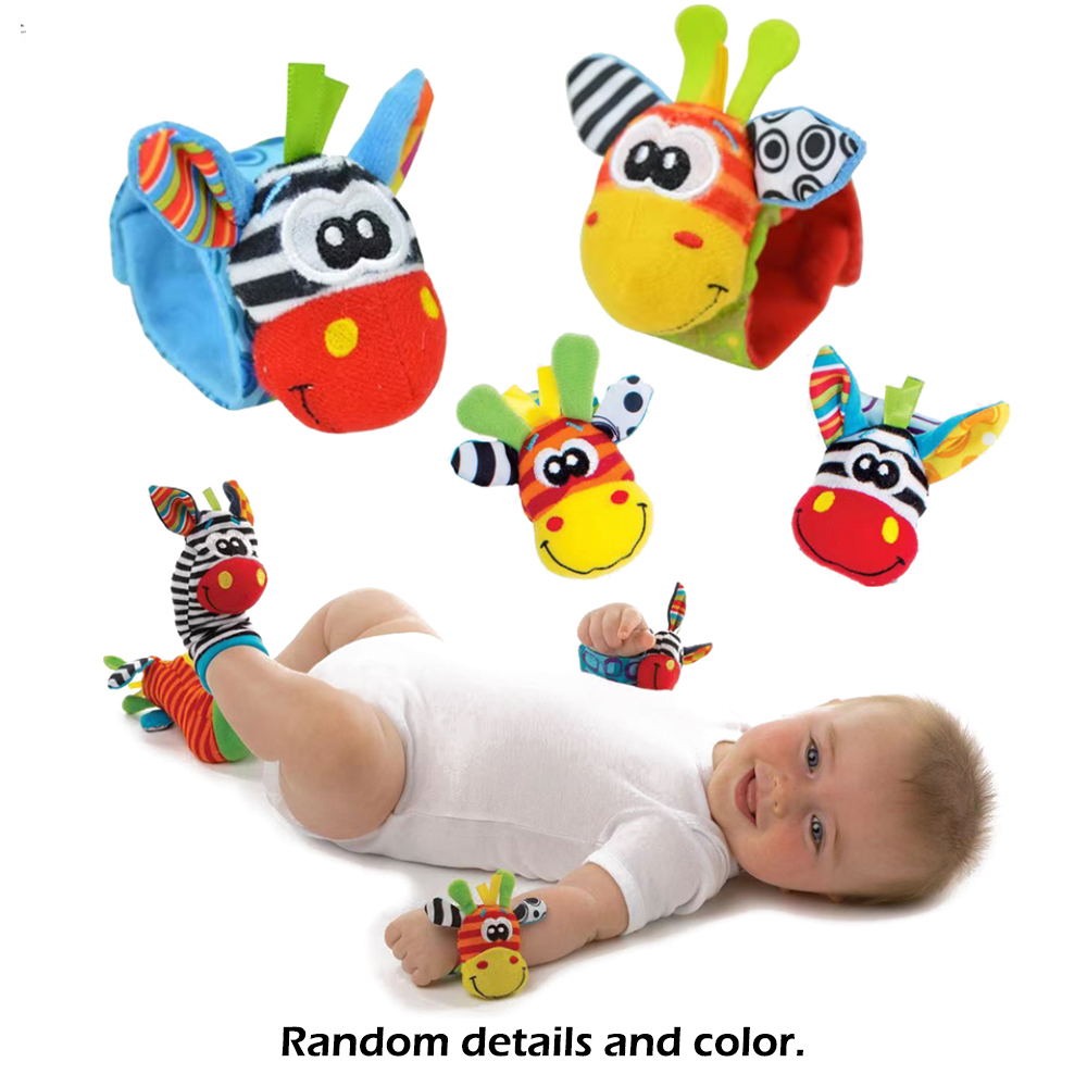Baby Infant Wrist Rattle Socks - Musical Instrument Rattle review and price
