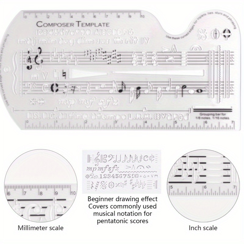 Multifunctional Five Line Staf - Musical Instrument In Drawing review and price