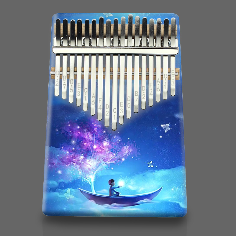 17-Tone Kalimba Color Thumb Pi - Musical Instrument For Beginners review and price