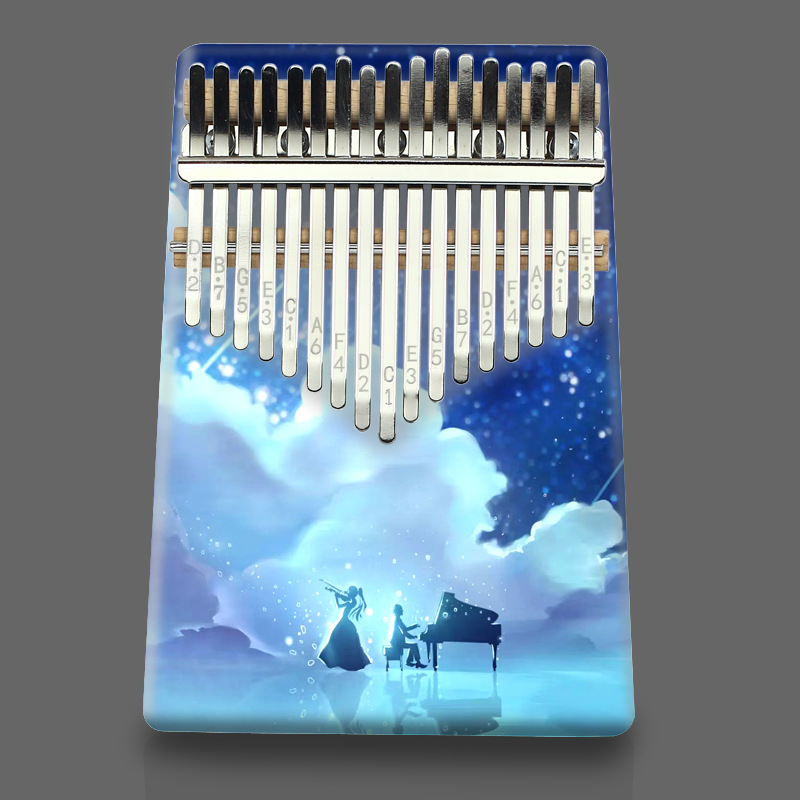 17-Tone Kalimba Color Thumb Pi - Musical Instrument For Beginners review and price