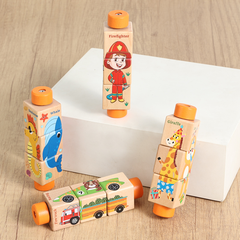 Baby Wooden Rotating Jigsaw Pu - Musical Instrument Rattle review and price