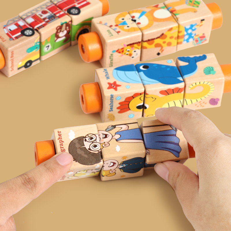 Baby Wooden Rotating Jigsaw Pu - Musical Instrument Rattle review and price