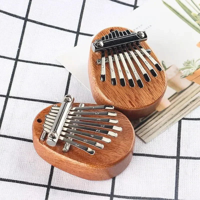 1Pcs Wood Mini Thumb Piano Mus - Musical Instrument For Beginners review and price
