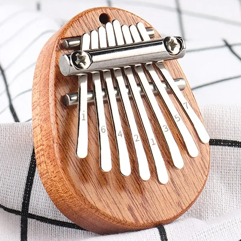 1Pcs Wood Mini Thumb Piano Mus - Musical Instrument For Beginners review and price