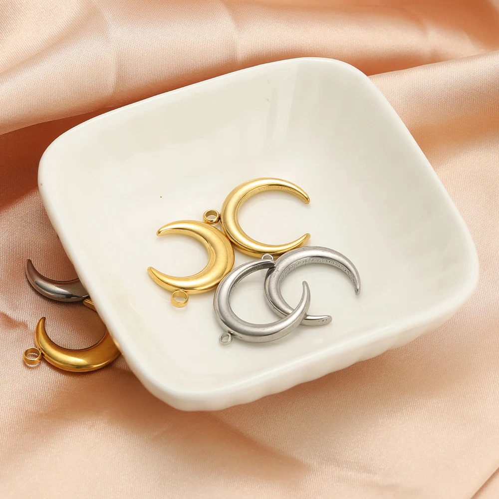 5pcs Stainless Steel Moon Horn - Musical Instrument Jewelry review and price
