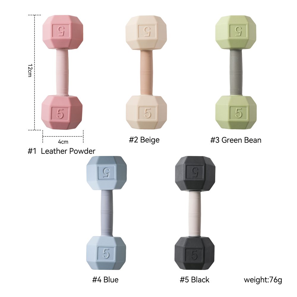 Baby Silicone Dumbbell Teether - Musical Instrument Rattle review and price
