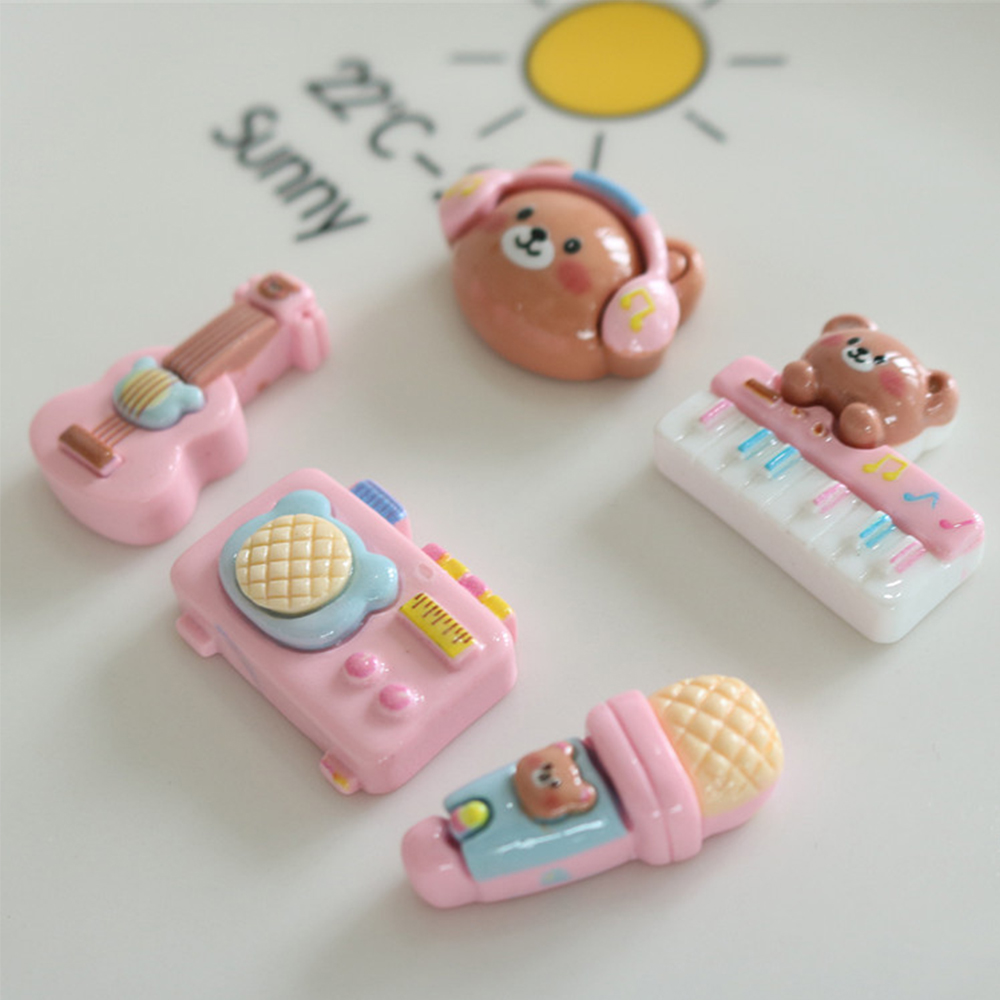 10PCS Shiny Bear Musical Instr - Musical Instrument Jewelry review and price