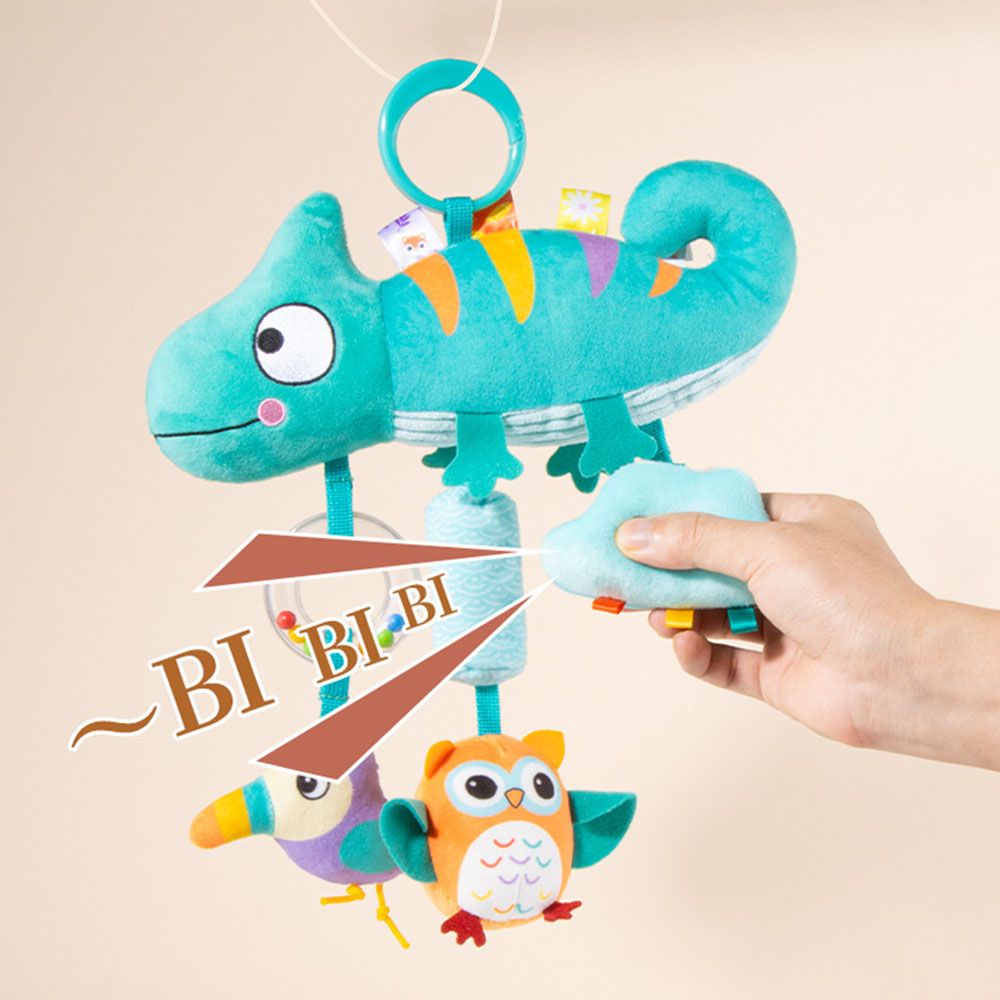 Soft Cartoon Animal Hanging Ra - Musical Instrument Rattle review and price