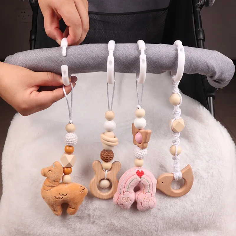 6Pcs Wooden Baby Toys Wooden B - Musical Instrument Rattle review and price