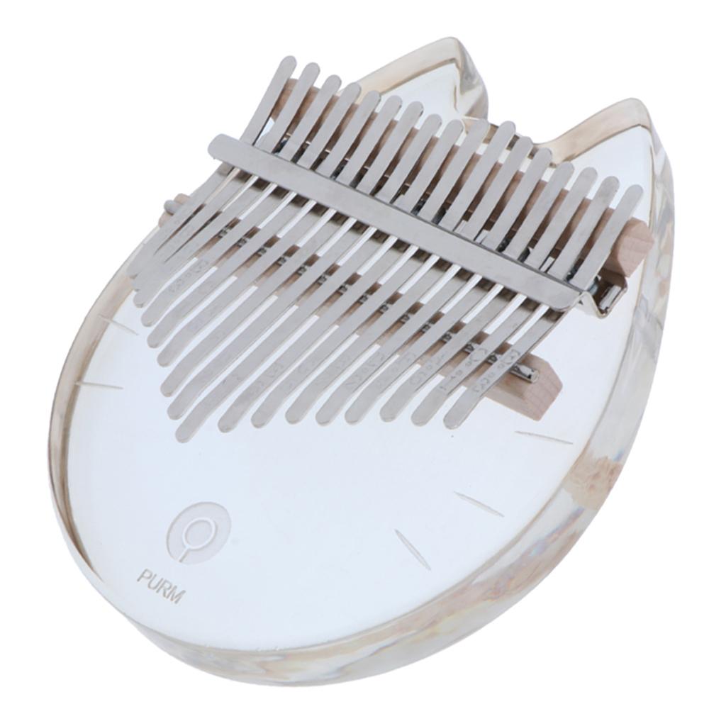 Kalimba 17 Key Acrylic Transpa - Musical Instrument For Beginners review and price