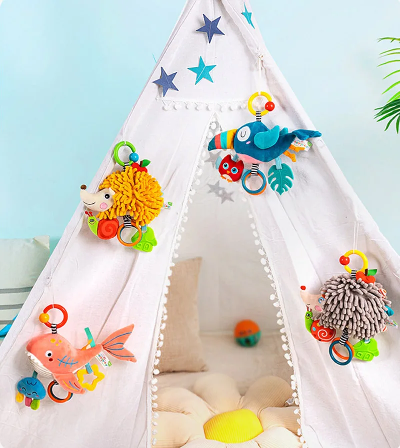 Newborn Infant Soft Plush Toy  - Musical Instrument Rattle review and price