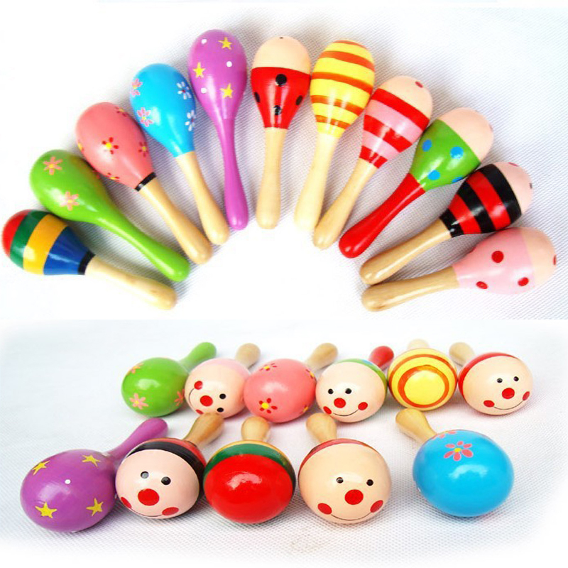 2pcs Colorful Wooden Small Rat - Musical Instrument Rattle review and price