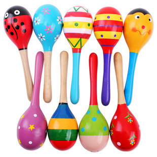 2pcs Colorful Wooden Small Rat - Musical Instrument Rattle review and price